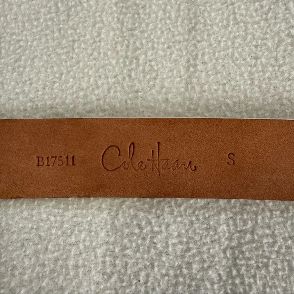 Cole Haan Cream Off White Leather Belt Women Size Small